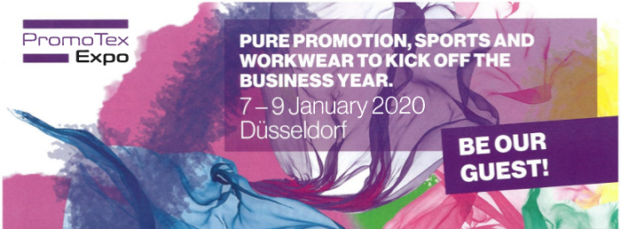 Welkom op onze stand tijdens de Promotex Expo in Dusseldorf